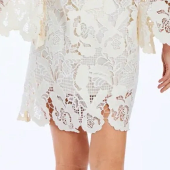 NWT 400.00 MESTIZA Mira Lace Mini Dress SMALL - Picture 6 of 6